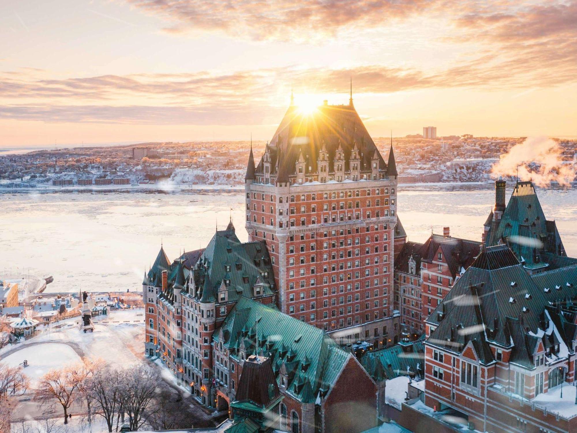 فندق فيرمونت لو شاتو فرونتناك مدينة كويبيك المظهر الخارجي الصورة Château Frontenac