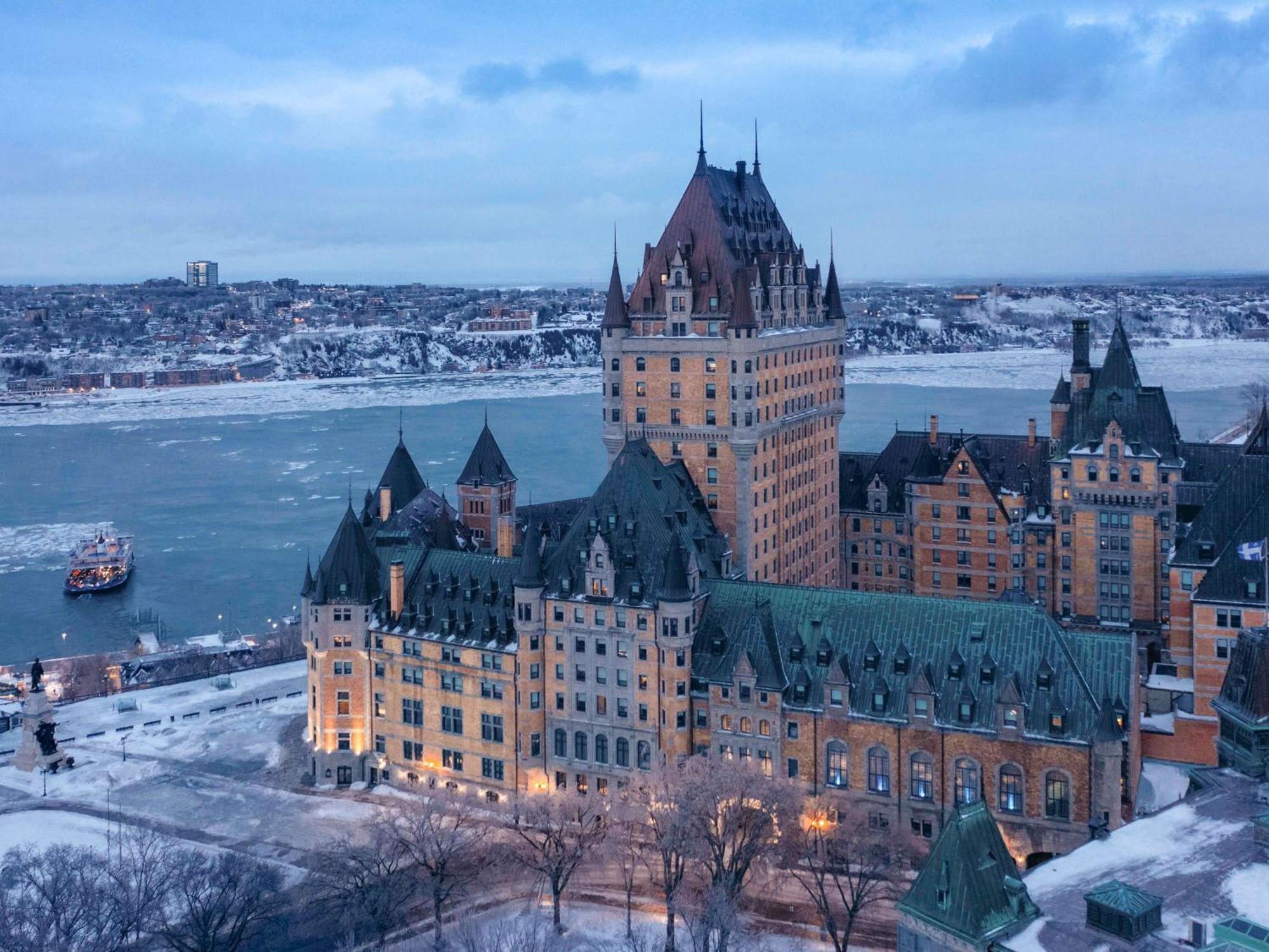 فندق فيرمونت لو شاتو فرونتناك مدينة كويبيك المظهر الخارجي الصورة Château Frontenac