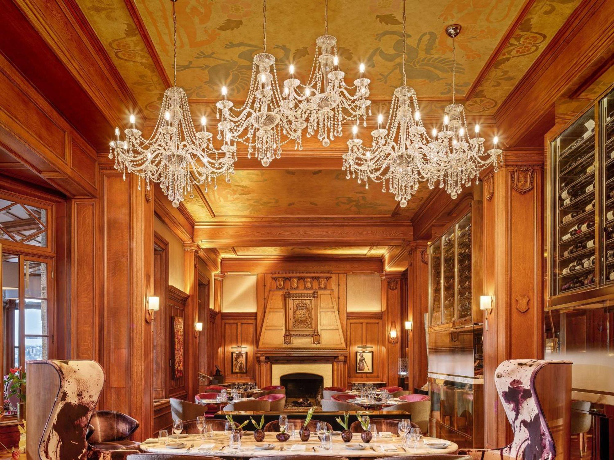 فندق فيرمونت لو شاتو فرونتناك مدينة كويبيك المظهر الخارجي الصورة The restaurant's interior